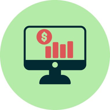 seo modern simgesinin vektör illüstrasyonu