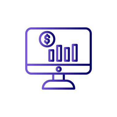 bilgisayar simgesi vektör illüstrasyonu