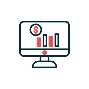 bilgisayar simgesi vektör illüstrasyonu