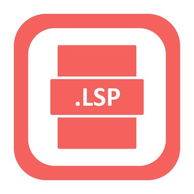 dosya biçimi simgesi, vektör illüstrasyonu