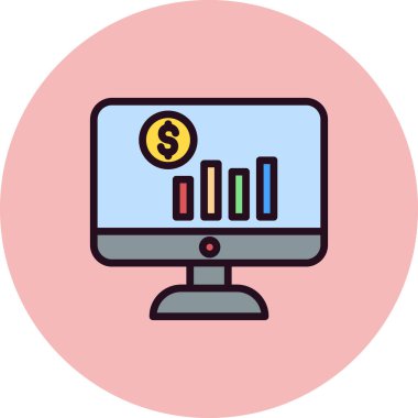 seo modern simgesinin vektör illüstrasyonu