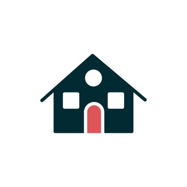 Ev simgesi, modern vektör illüstrasyon tasarımı