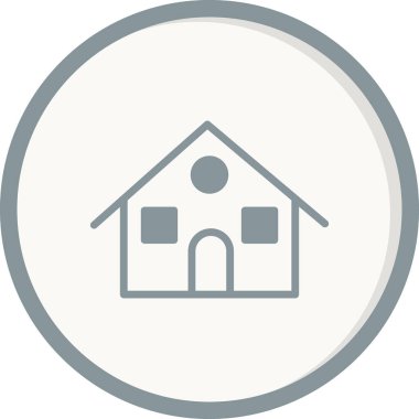 Ev simgesi, modern vektör illüstrasyon tasarımı