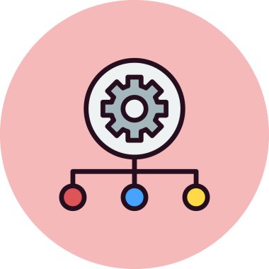 seo modern simgesinin vektör illüstrasyonu