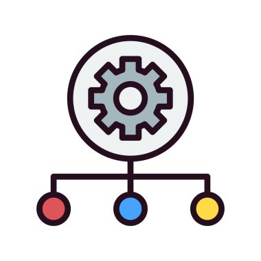 Ayarlama. Web simgesi basit illüstrasyon