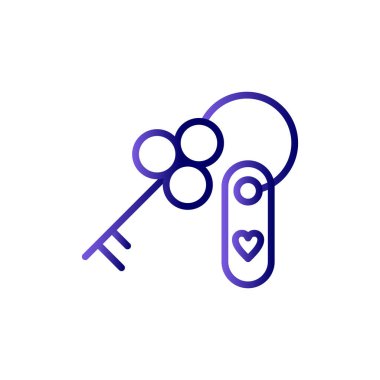 Anahtar simgesi vektör illüstrasyonu