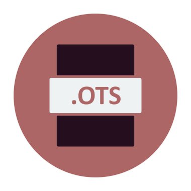 dosya biçimi simgesi, vektör illüstrasyonu