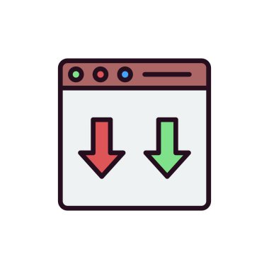 ok simgesi vektör illüstrasyonu indir