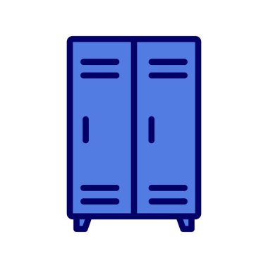 Çekmece vektör simgesi. Düz çizim. 10 saniye.