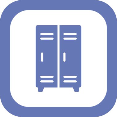 Modern b 'nin vektör illüstrasyonu çekmece simgesinden yoksun