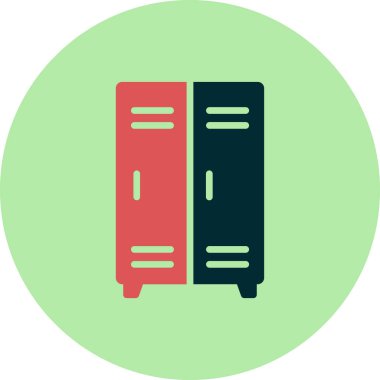 Çekmeceler simgesinin vektör illüstrasyonu