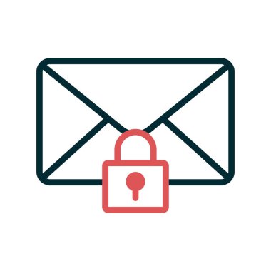 e- posta iletisi ikonu vektör illüstrasyon grafik tasarımı