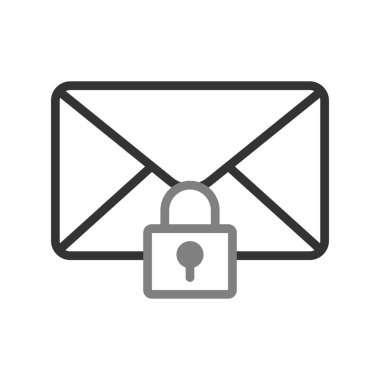 e- posta iletisi ikonu vektör illüstrasyon grafik tasarımı