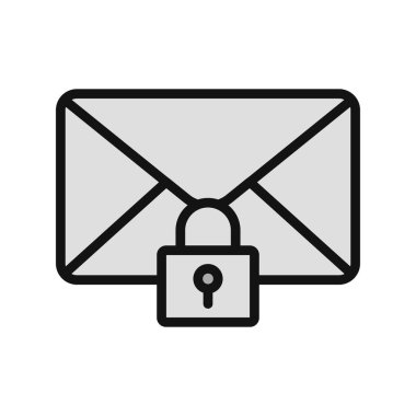 e- posta iletisi ikonu vektör illüstrasyon grafik tasarımı