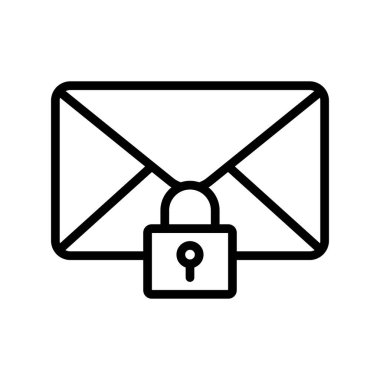 E- posta simgesi vektör illüstrasyonu