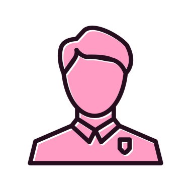 avatar vektörü ince çizgi simgesi