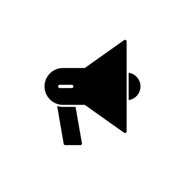 Megafon ikonu vektör illüstrasyonu