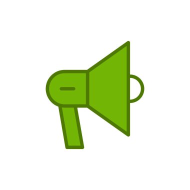 Megafon ikonu vektör illüstrasyonu