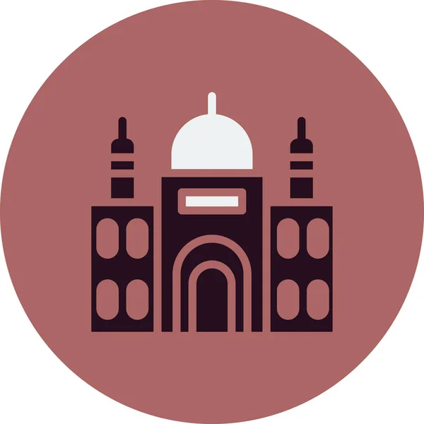 Vektorillustration Der Modernen Moschee Ikone — Stockvektor