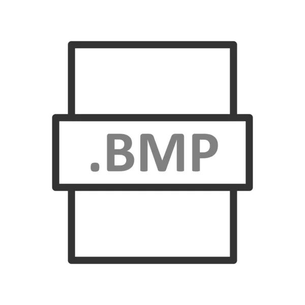 Bmp Formato Arquivo Ilustração Vetorial — Vetor de Stock