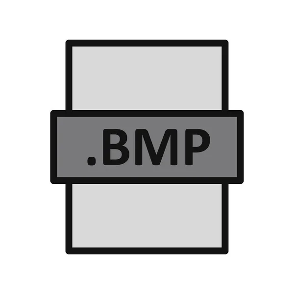 Vektorová Ilustrace Formátu Bmp — Stockový vektor