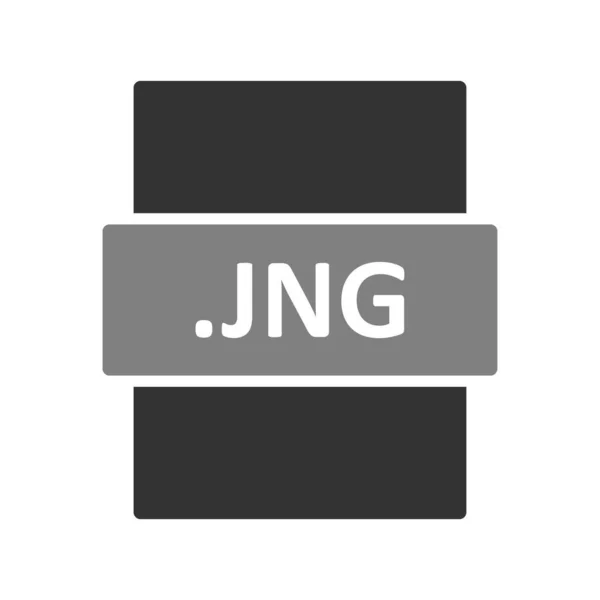 Jng File Format Vector Illustration — Stok Vektör