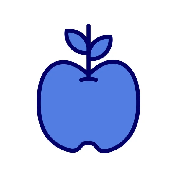 Icône Pomme Illustration Vectorielle — Image vectorielle