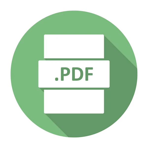 Pdf Dateiformat Vektorillustration — Stockvektor