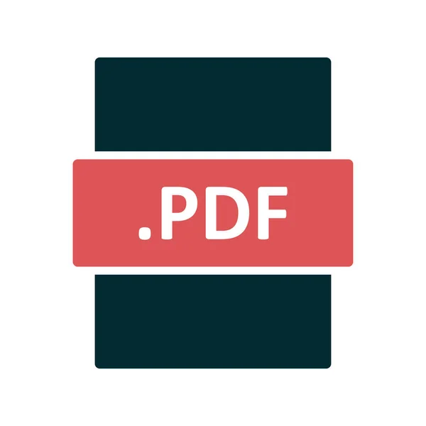 Illustrazione Vettoriale Formato File Pdf — Vettoriale Stock