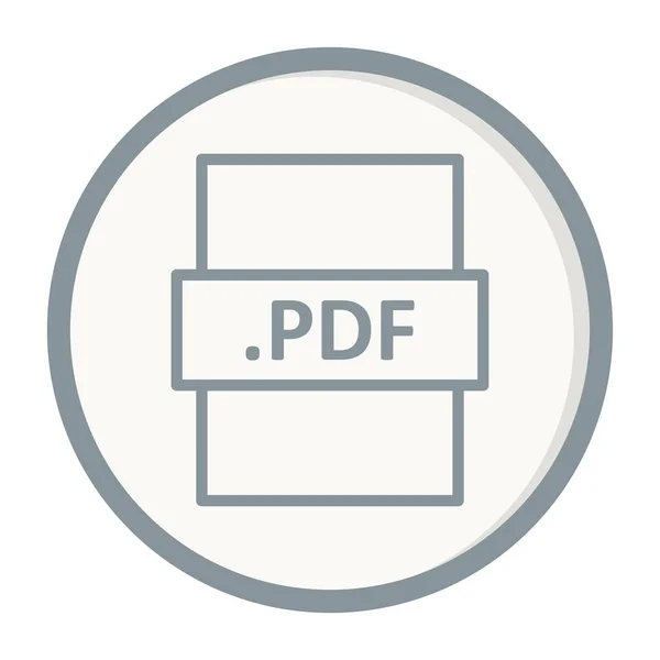 Pdf Format Fichier Illustration Vectorielle — Image vectorielle