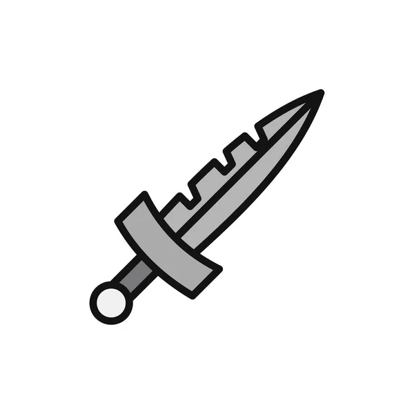 Cuchillo Icono Vector Ilustración — Vector de stock