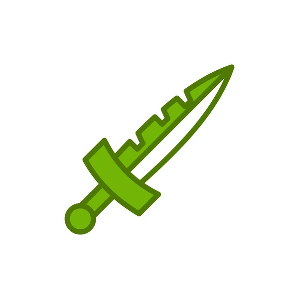 Messer Symbol Vektor Illustration — Stockvektor