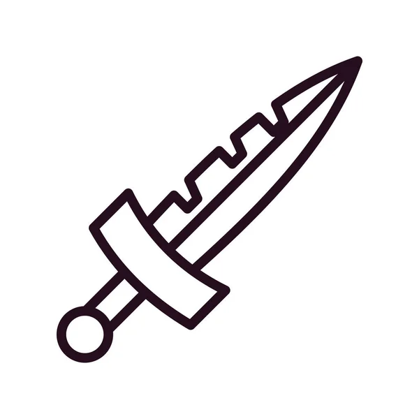 Knife Icon Vector Illustration — Stock Vector