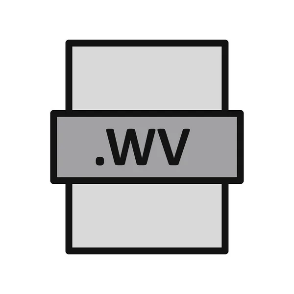 Wv文件格式矢量说明 — 图库矢量图片