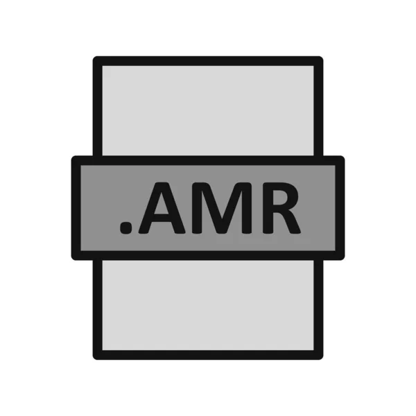 Amr File Format Vector Illustration — Stockový vektor