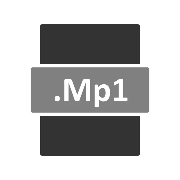 Mp1 Формат Файлів Векторні Ілюстрації — стоковий вектор
