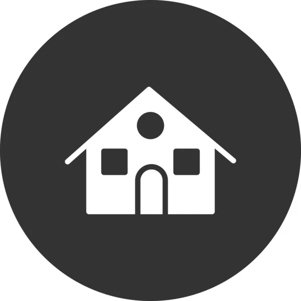 Home Icon Modern Vector Illustratie Ontwerp — Stockvector