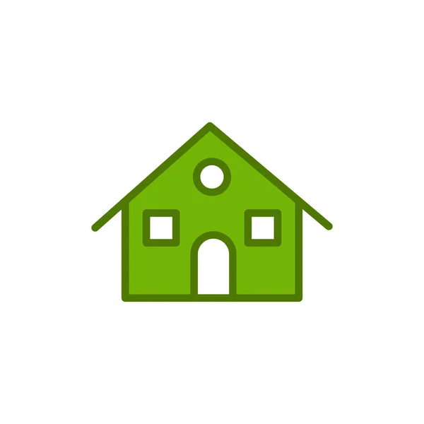 Home Icon Design Moderno Illustrazione Vettoriale — Vettoriale Stock