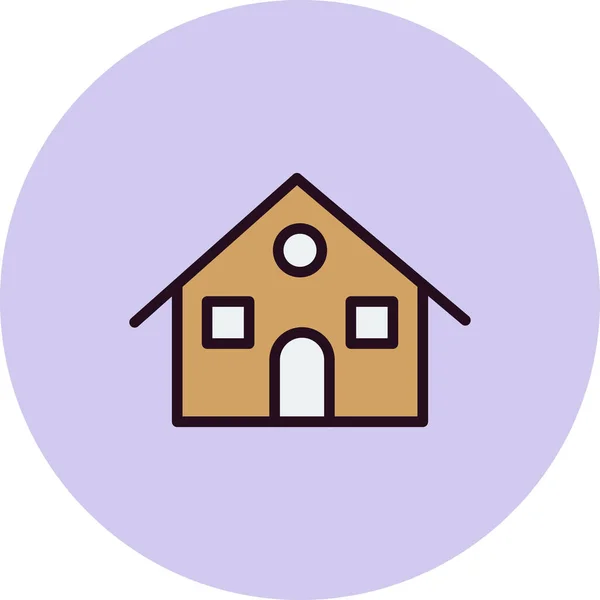 Home Icon Modern Vektor Illusztráció Design — Stock Vector