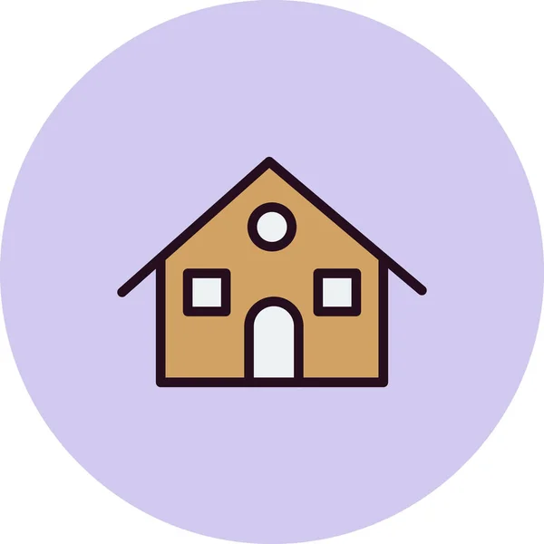 Home Icon Modern Vector Illustration Design - Stok Vektor