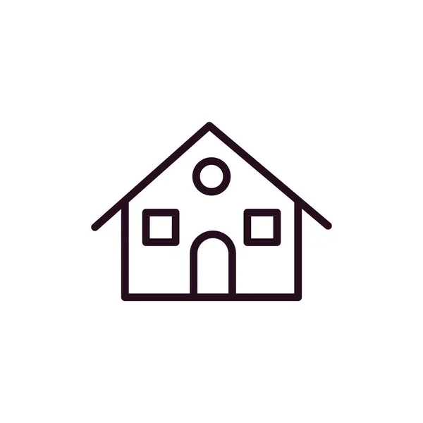 Home Ikone Modernes Vektorillustrationsdesign — Stockvektor