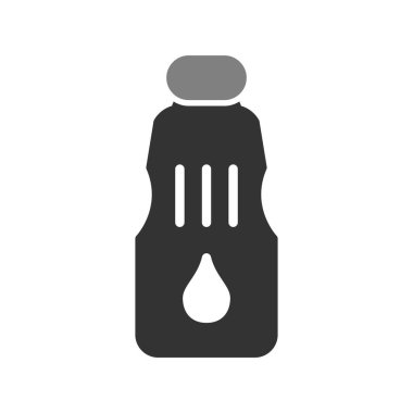 Su şişesi ikonu. Web için bira karıştırıcı vektör simgelerinin basit çizimi