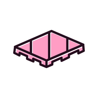 Modern b 'nin vektör illüstrasyonu eksik simgesi