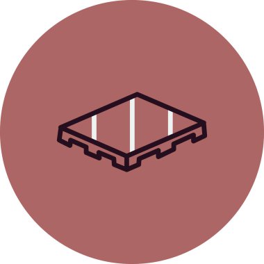 Modern b 'nin vektör illüstrasyonu eksik simgesi