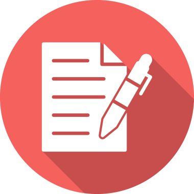 Belge. Web simgesi basit tasarım