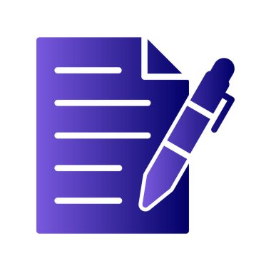 belge simgesi vektör illüstrasyonu