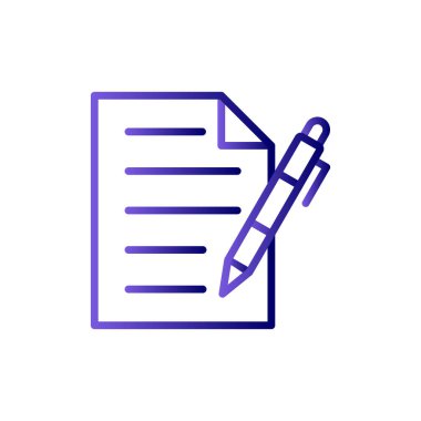 belge simgesi, vektör çizimi