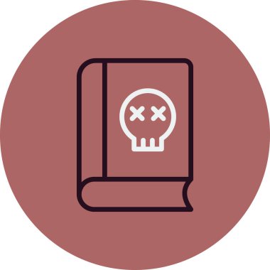 Kitap. Web simgesi basit illüstrasyon