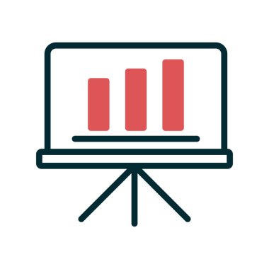 grafik ikonu vektör illüstrasyonu