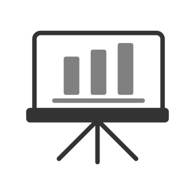 grafik ikonu vektör illüstrasyonu